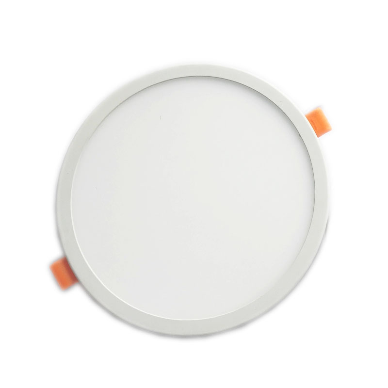 6W 8W 15W 20W Ultrathin round panel LED light recessed mounted indoor lighting