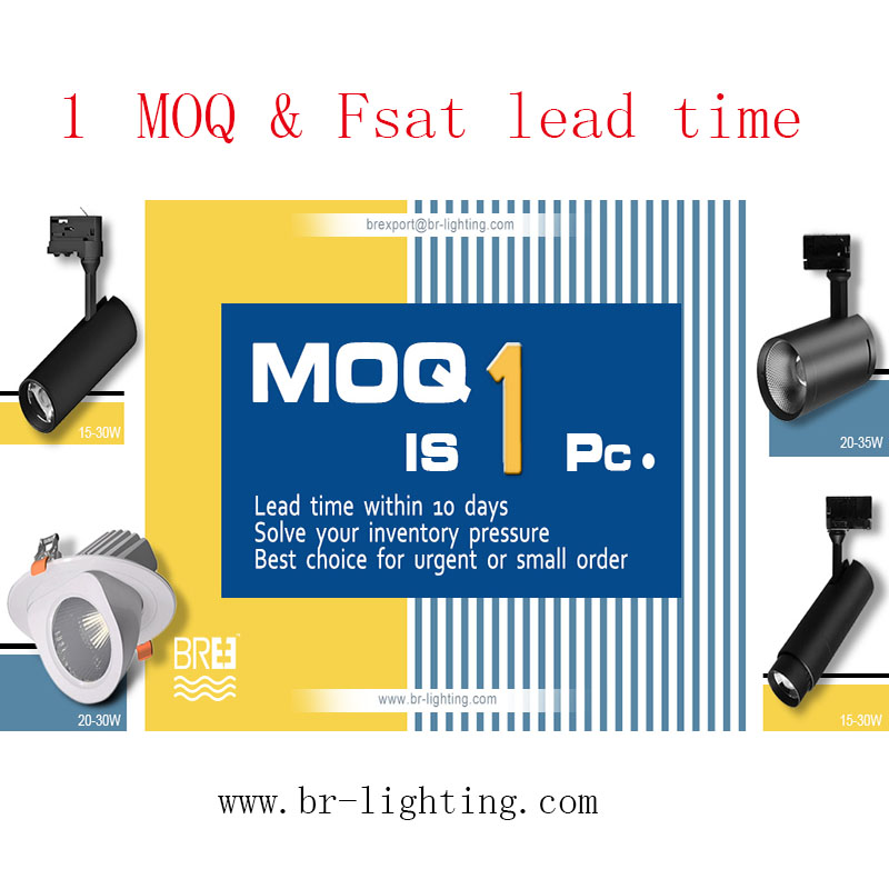 1 MOQ led commercial lighting for urgent & small order